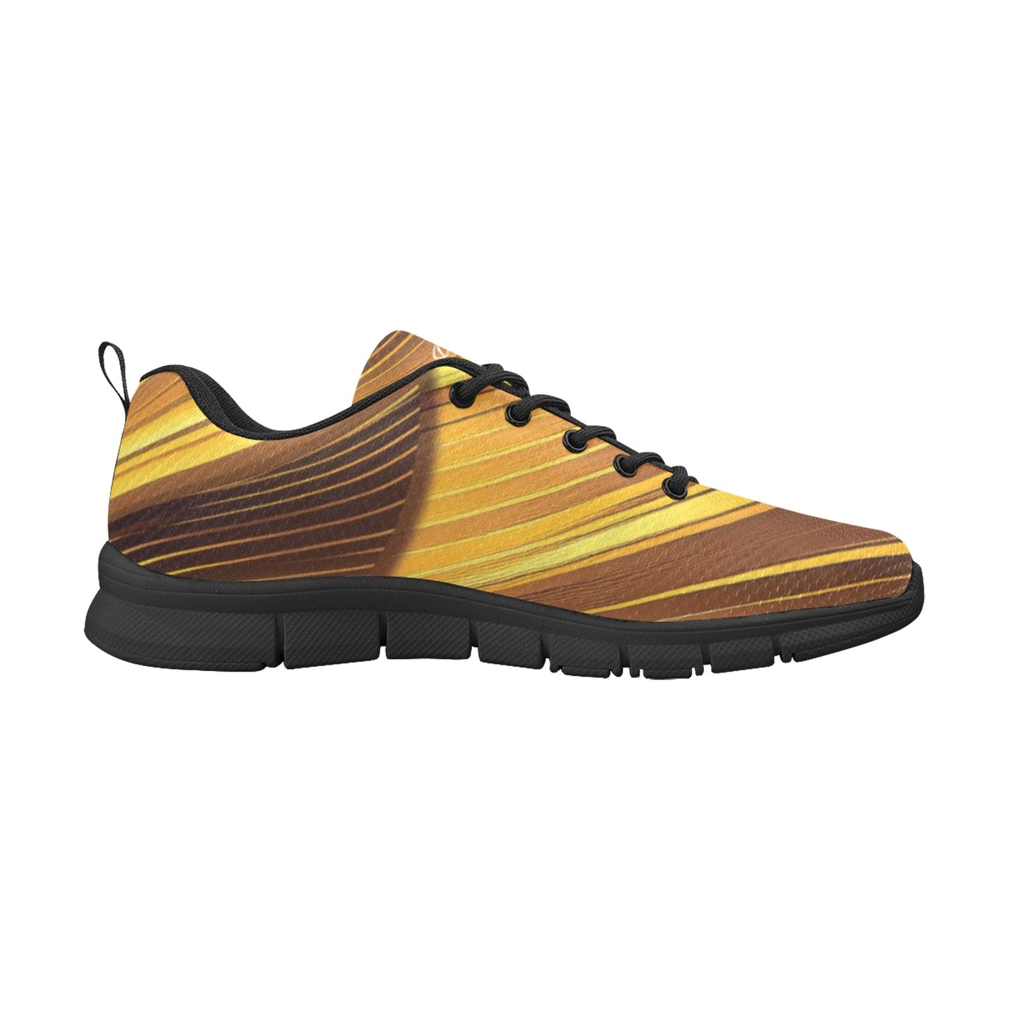 Golden Women's Breathable Sneakers (Model 055) (Two Shoes With Different Printing)