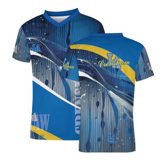 LA Crenshaw Football clothes V-neck