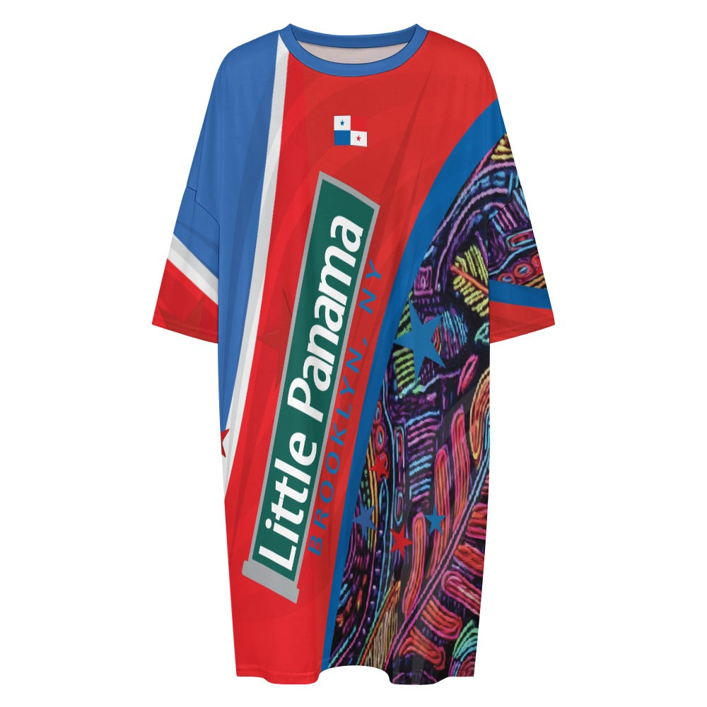 Little Panama Women's one-size long T-shirt/pajama top