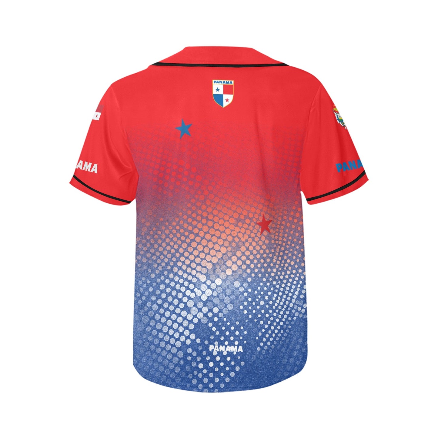 Panama Dots Women's All Over Print Baseball Jersey(ModelT50)