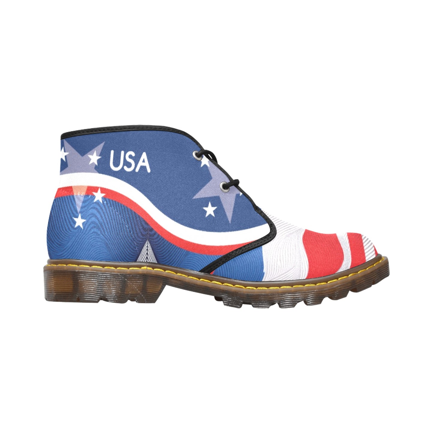USA Women's Canvas Chukka Boots Shoe (Model 2402-1)