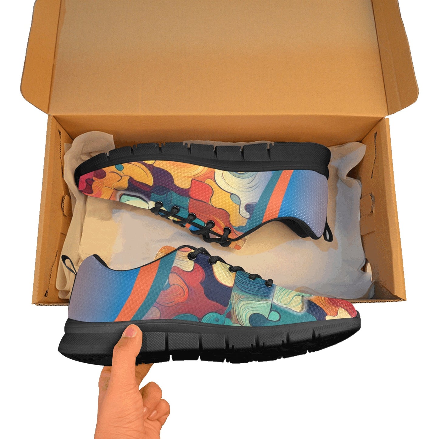 Puzzle Men's Breathable Sneakers (Model 055)