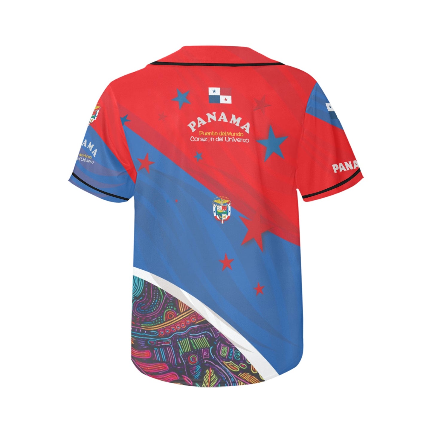 Panama Women's All Over Print Baseball Jersey(ModelT50)