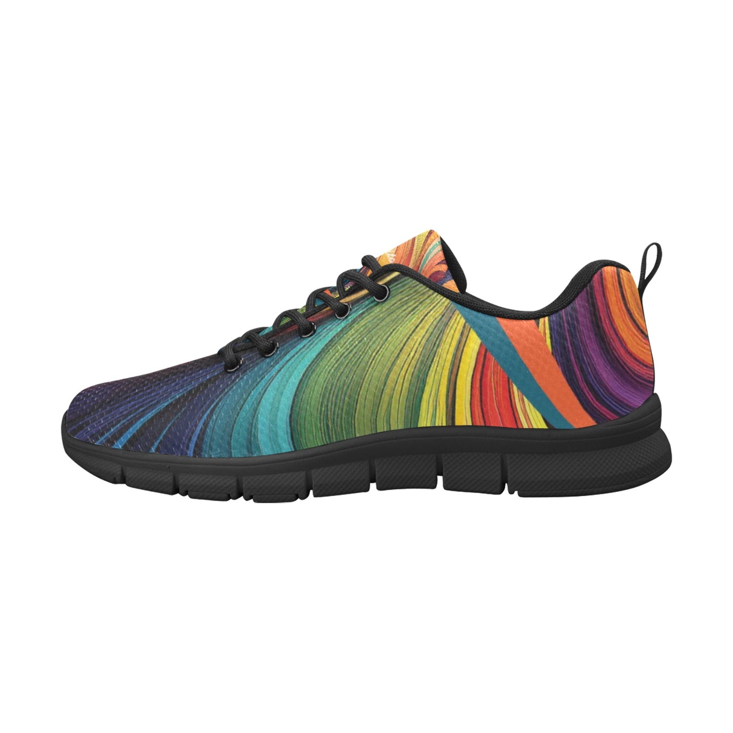 Rainbow Men's Breathable Sneakers (Model 055)