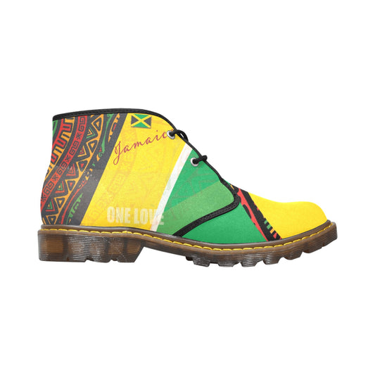 Jamaica Men's Canvas Chukka Boots Shoe (Model 2402-1)