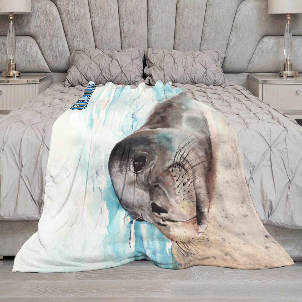 Genius Seal Ultra-Soft Flannel Blanket 60"x80"