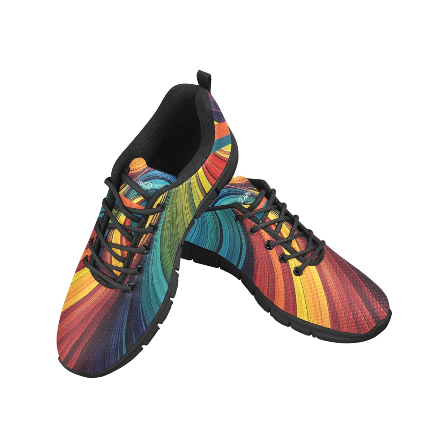 Colorful Women's Breathable Sneakers (Model 055)