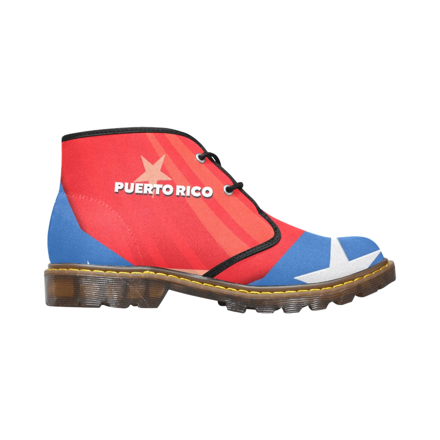 Puerto Rico Women's Canvas Chukka Boots Shoe (Model 2402-1)