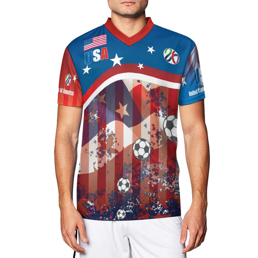 USA Football clothes V-neck