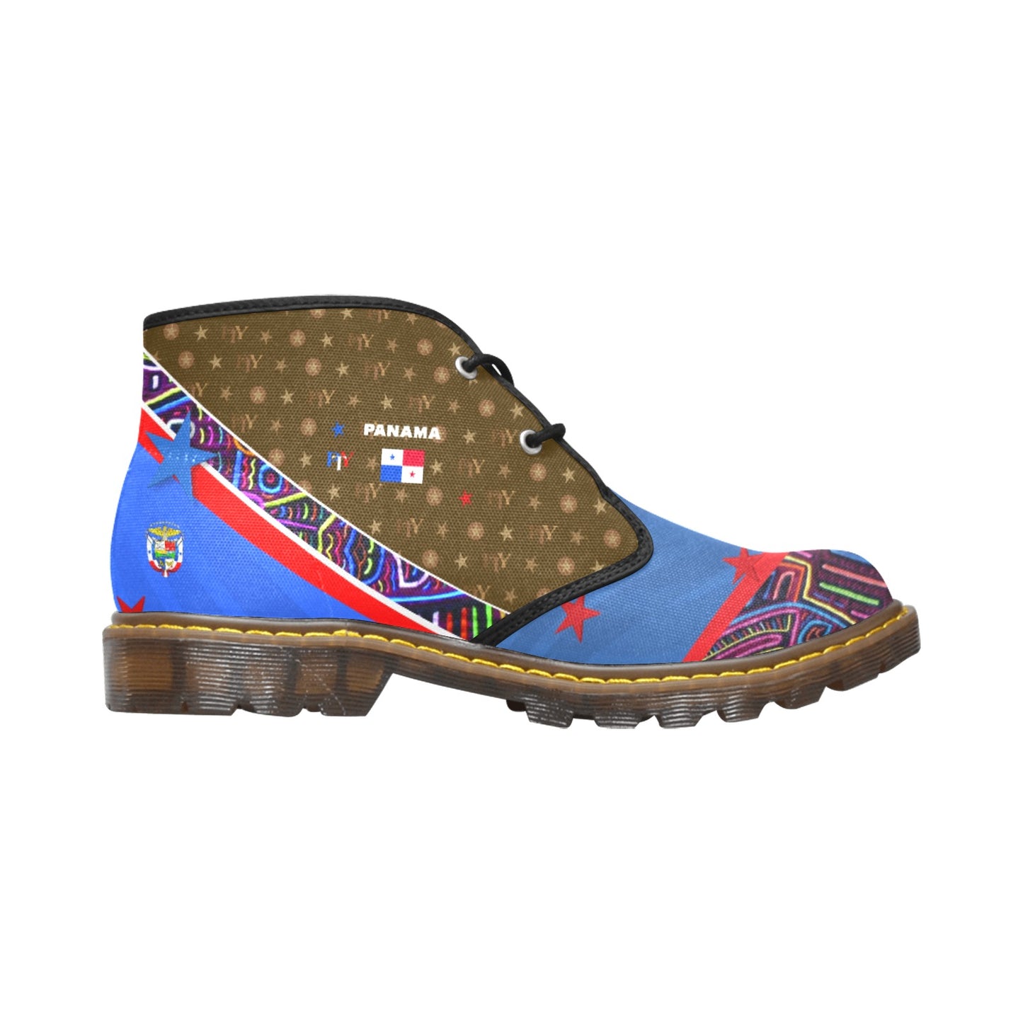 Panama Men's Canvas Chukka Boots Shoe (Model 2402-1)