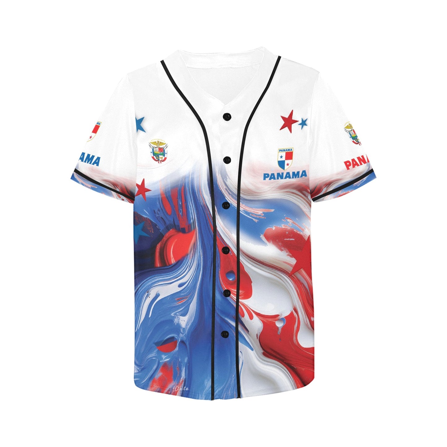 Panama Paint 2 Women's All Over Print Baseball Jersey(ModelT50)