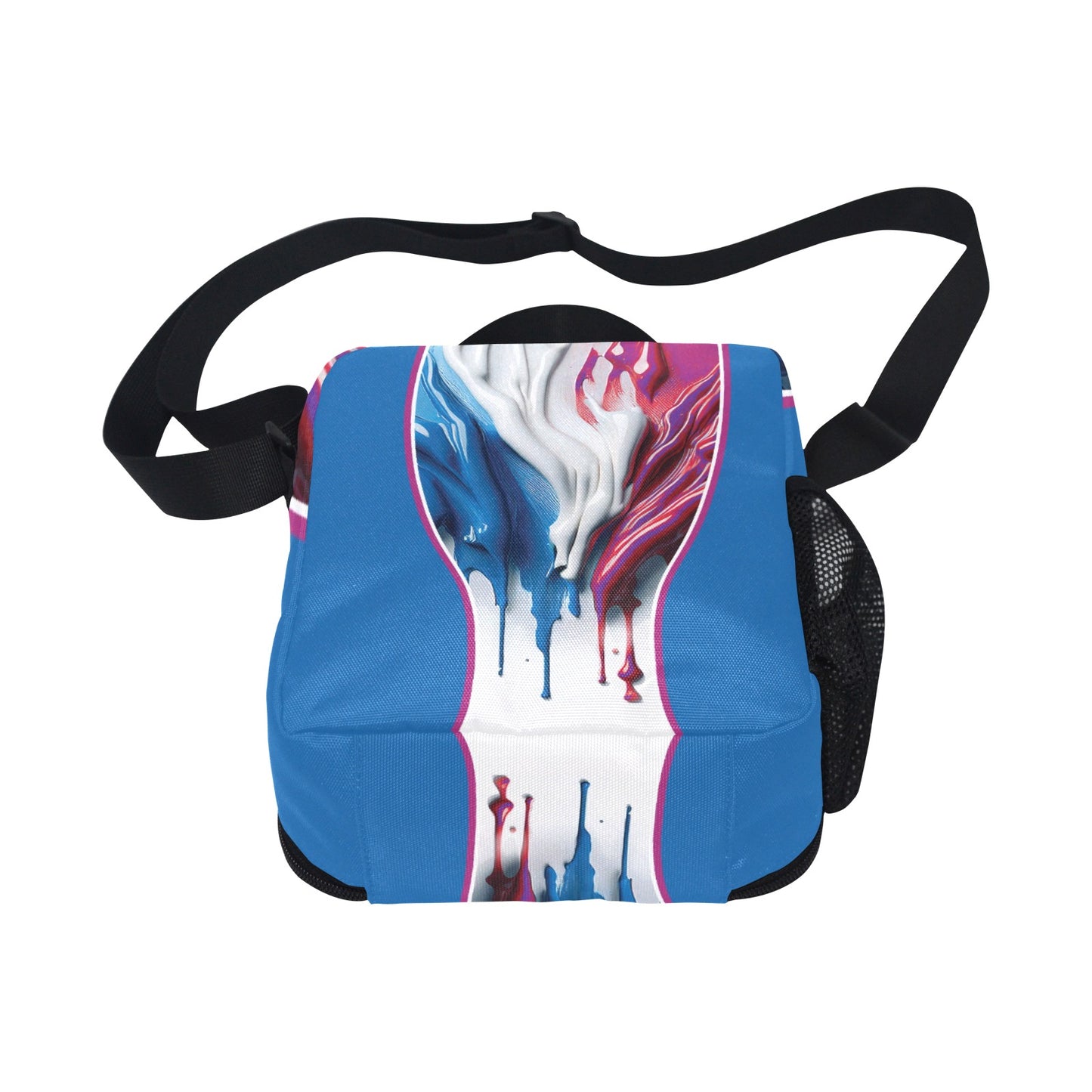 Drip All Over Print Crossbody Lunch Bag for Kids (1722)