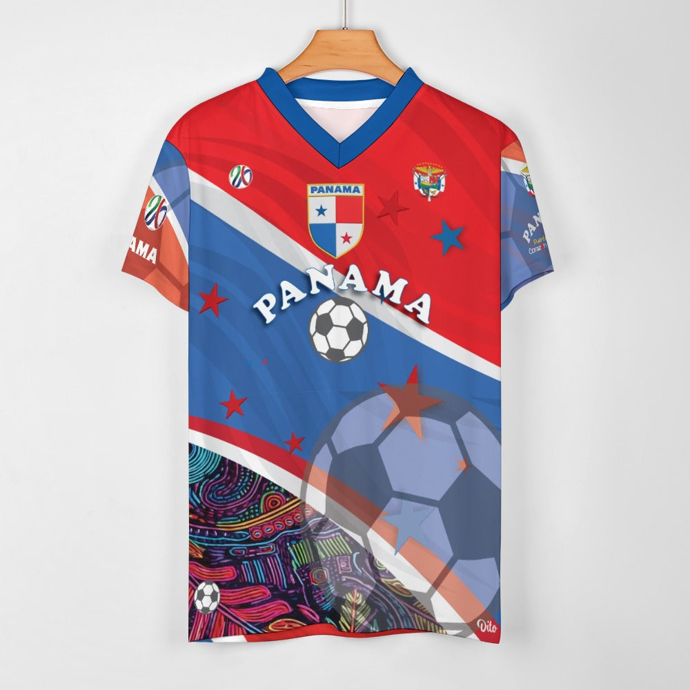 Panama Mola Football clothes V-neck