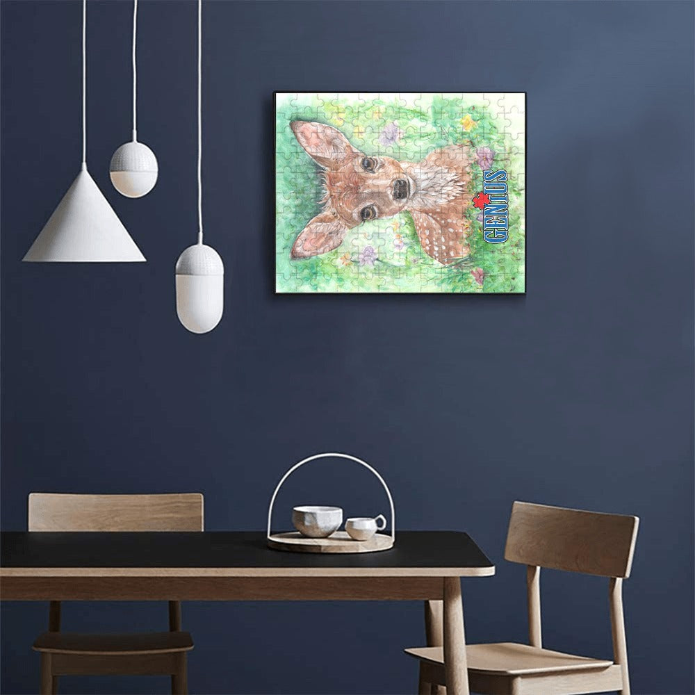 Genius Deer Mom 120-Piece Wooden Photo Puzzles
