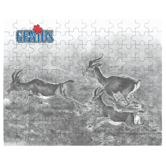 Genius Gazelle120-Piece Wooden Photo Puzzles