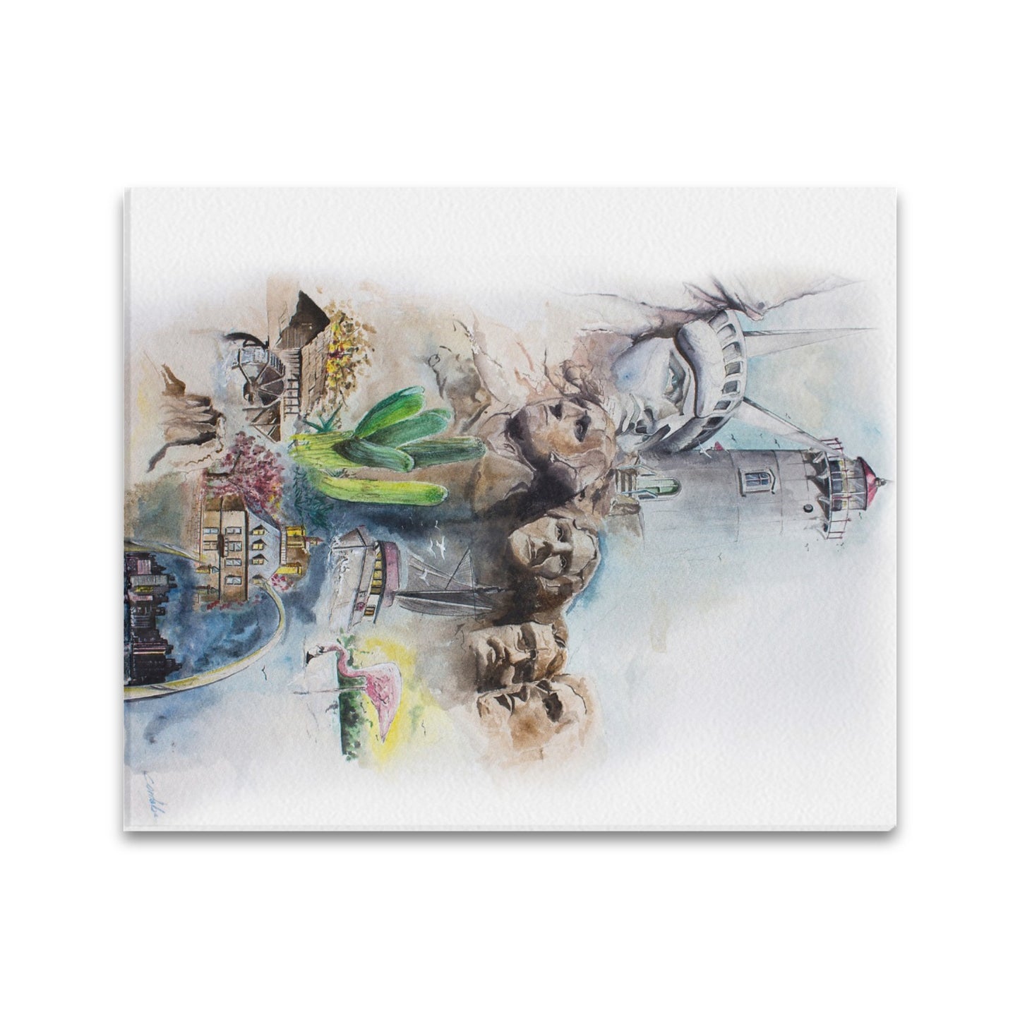 -Across America Canvas Print 20"x24" Made in the USA
