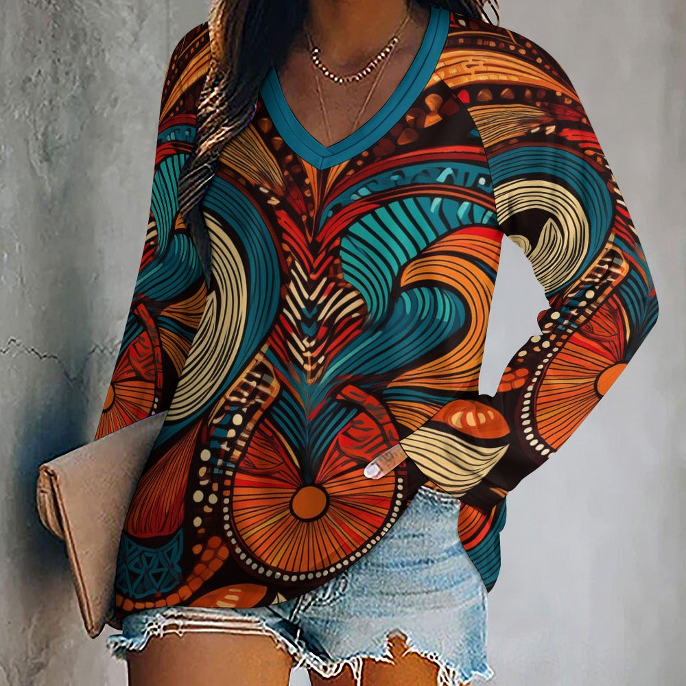 *Native Women's Long sleeve loose tee