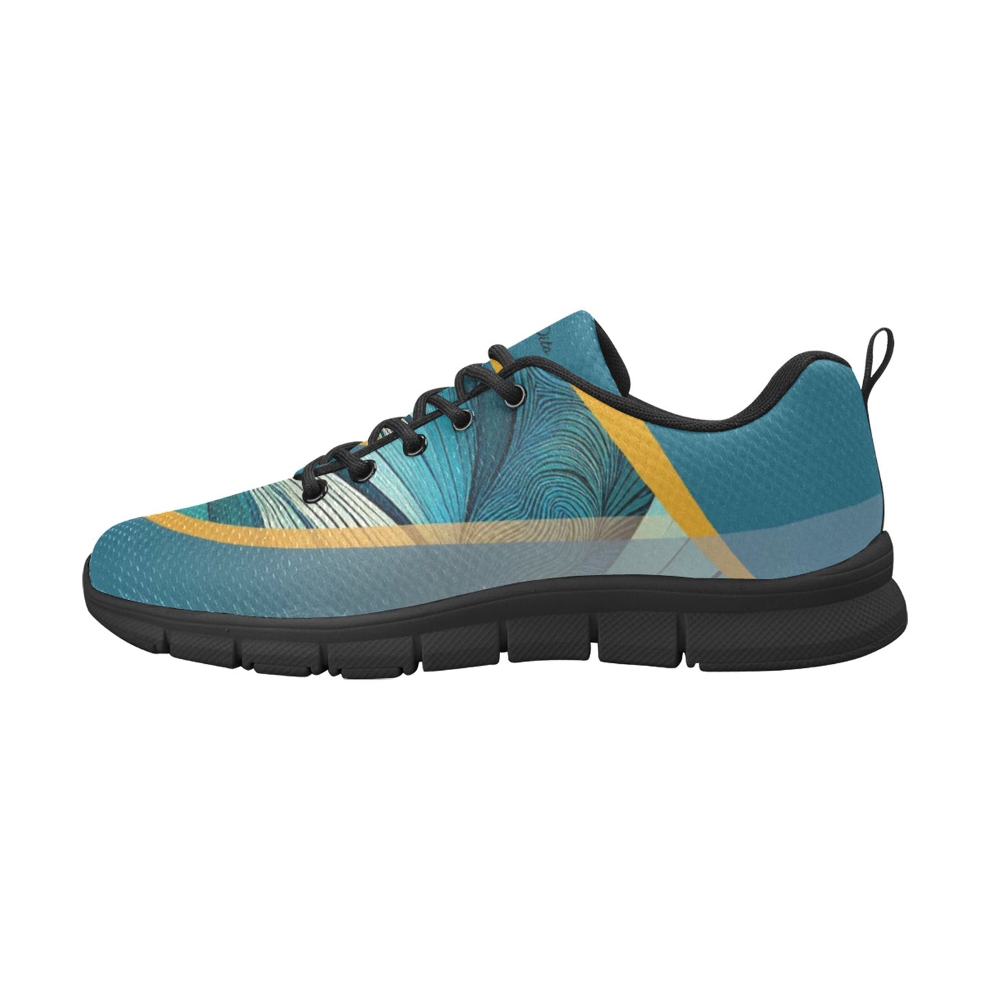 Green Wave Women's Breathable Sneakers (Model 055)