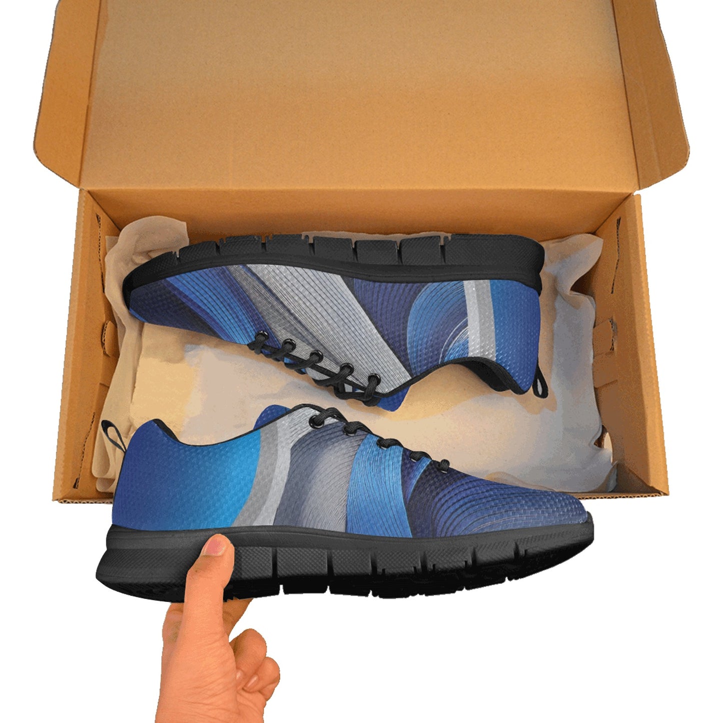 Blue Ribbon Men's Breathable Sneakers (Model 055)