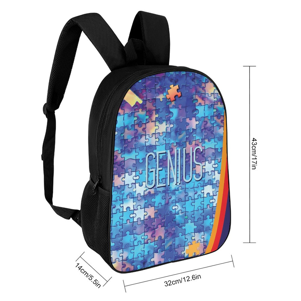 Genius New 17 inch Shoulder Backpack