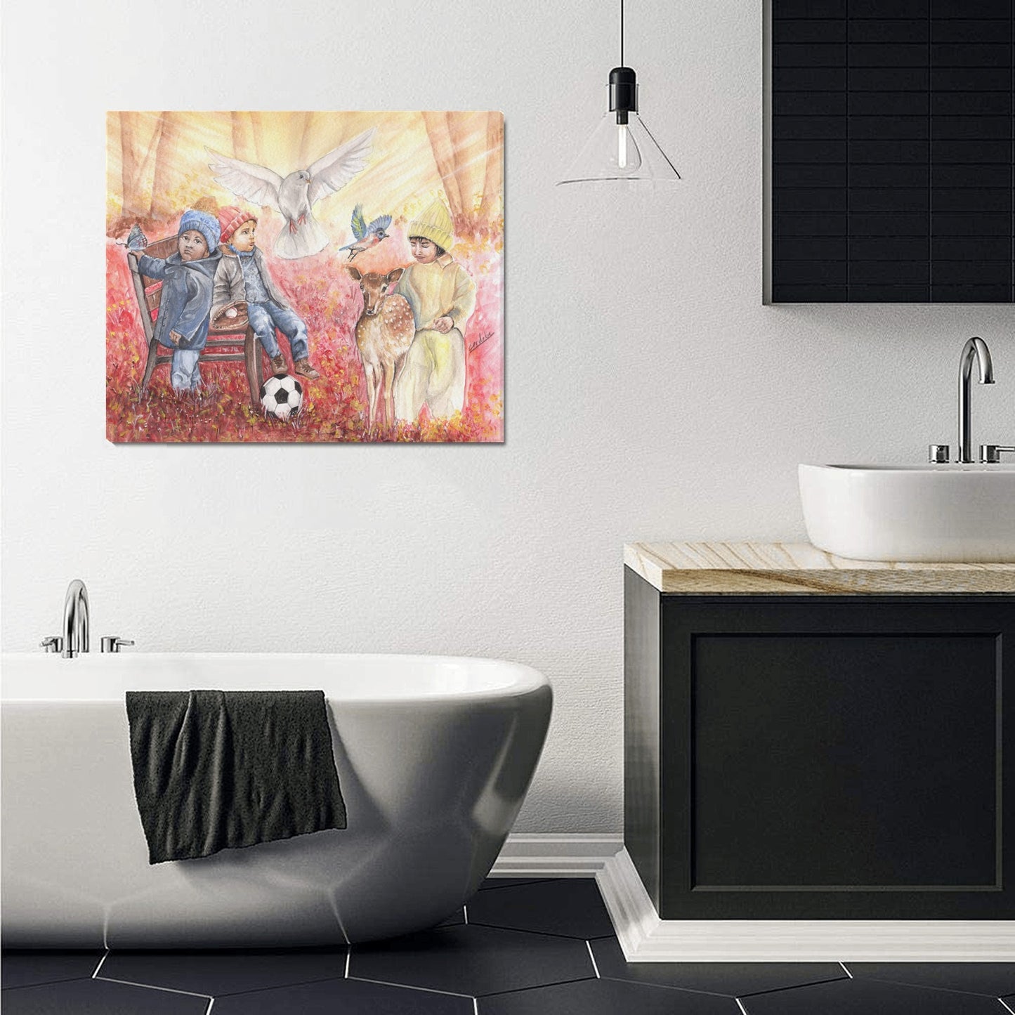 -Innocence Canvas Print 20"x24" Made in the USA
