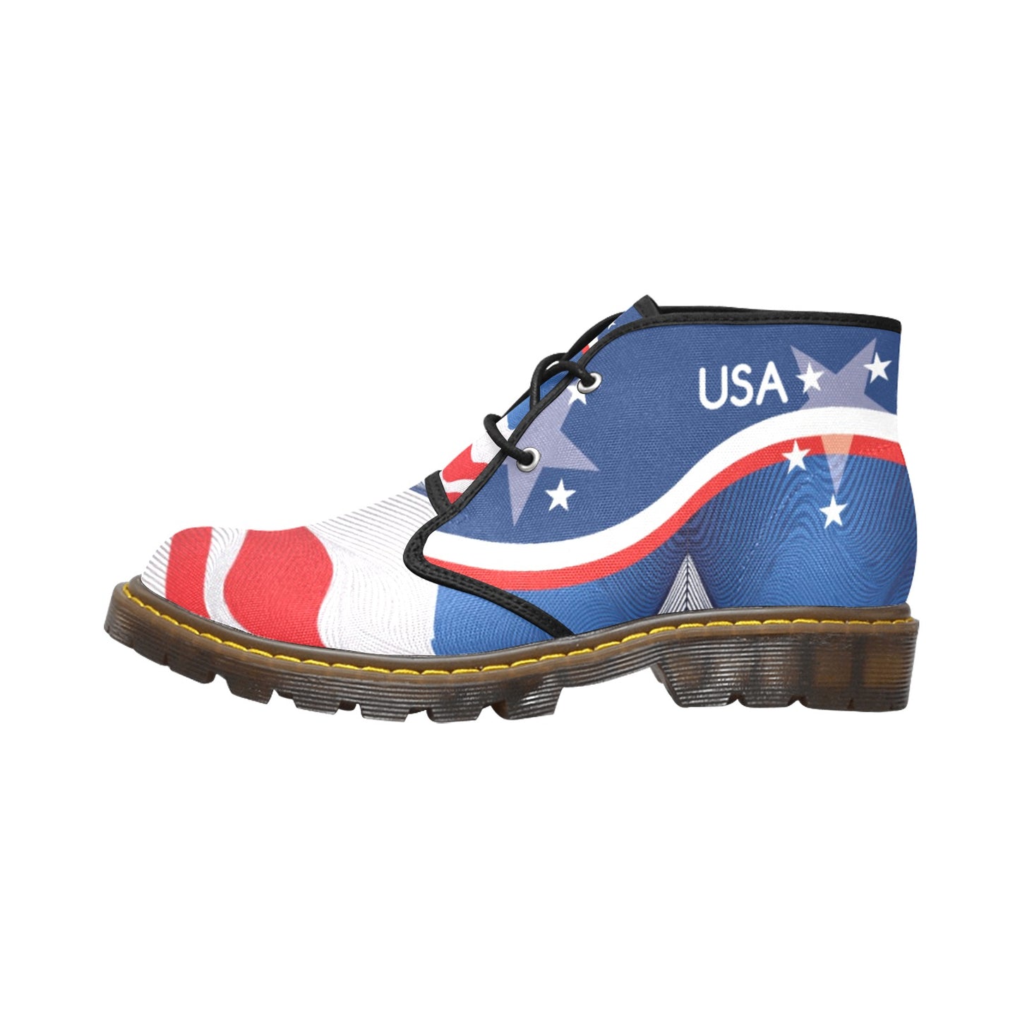 USA Women's Canvas Chukka Boots Shoe (Model 2402-1)