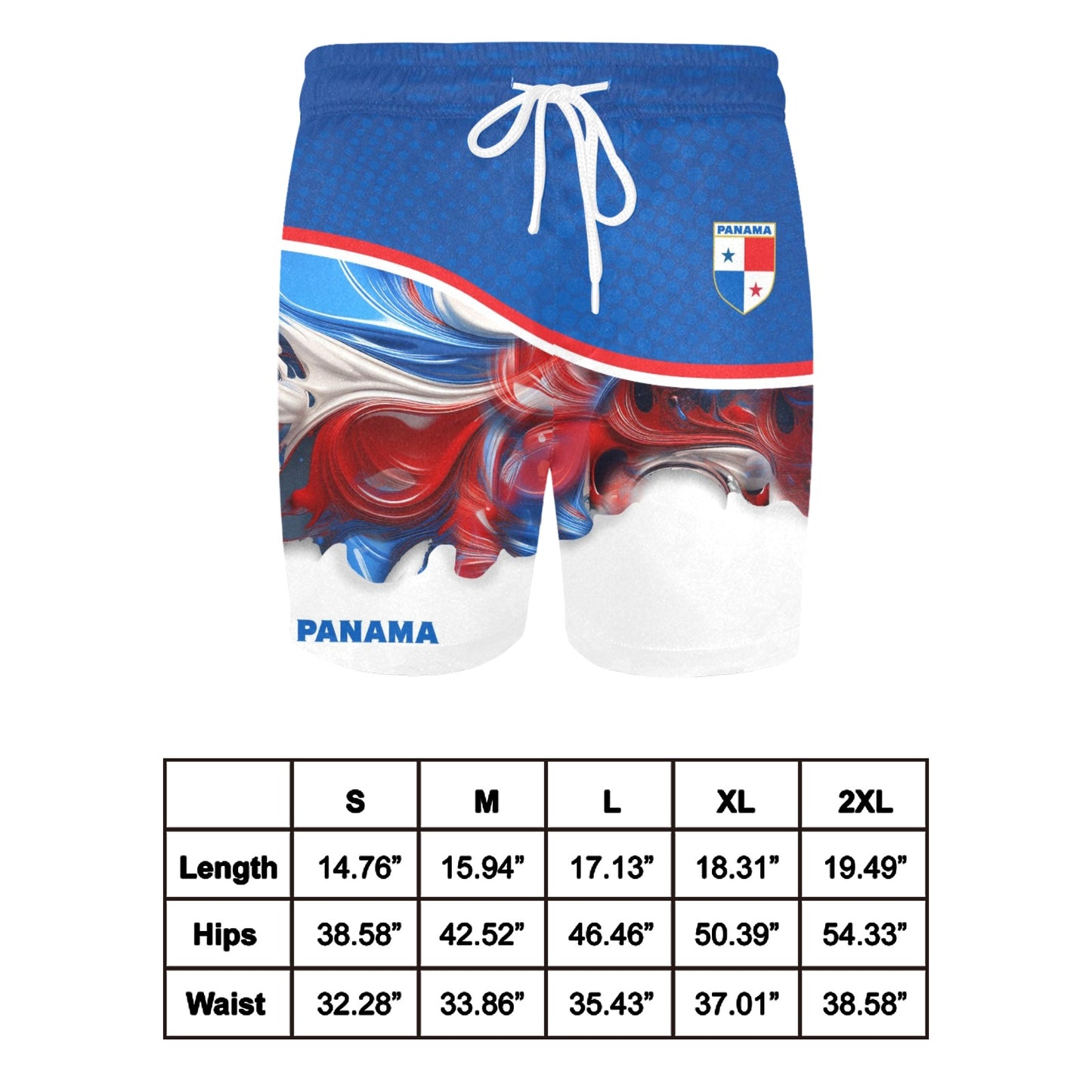 Panama Men's Mid-Length Swim Shorts