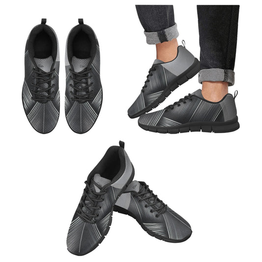 Black Diamond Men's Breathable Sneakers (Model 055)