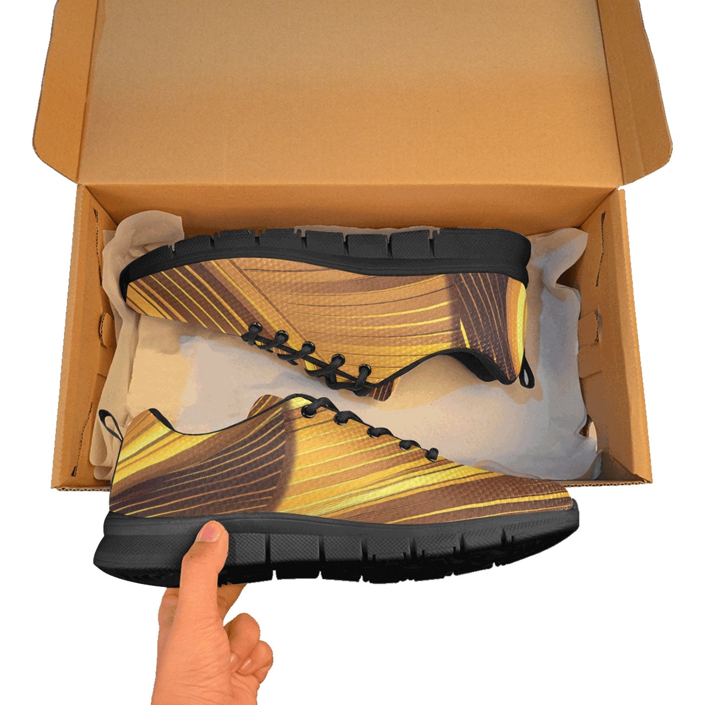 Golden Men's Breathable Sneakers (Model 055)