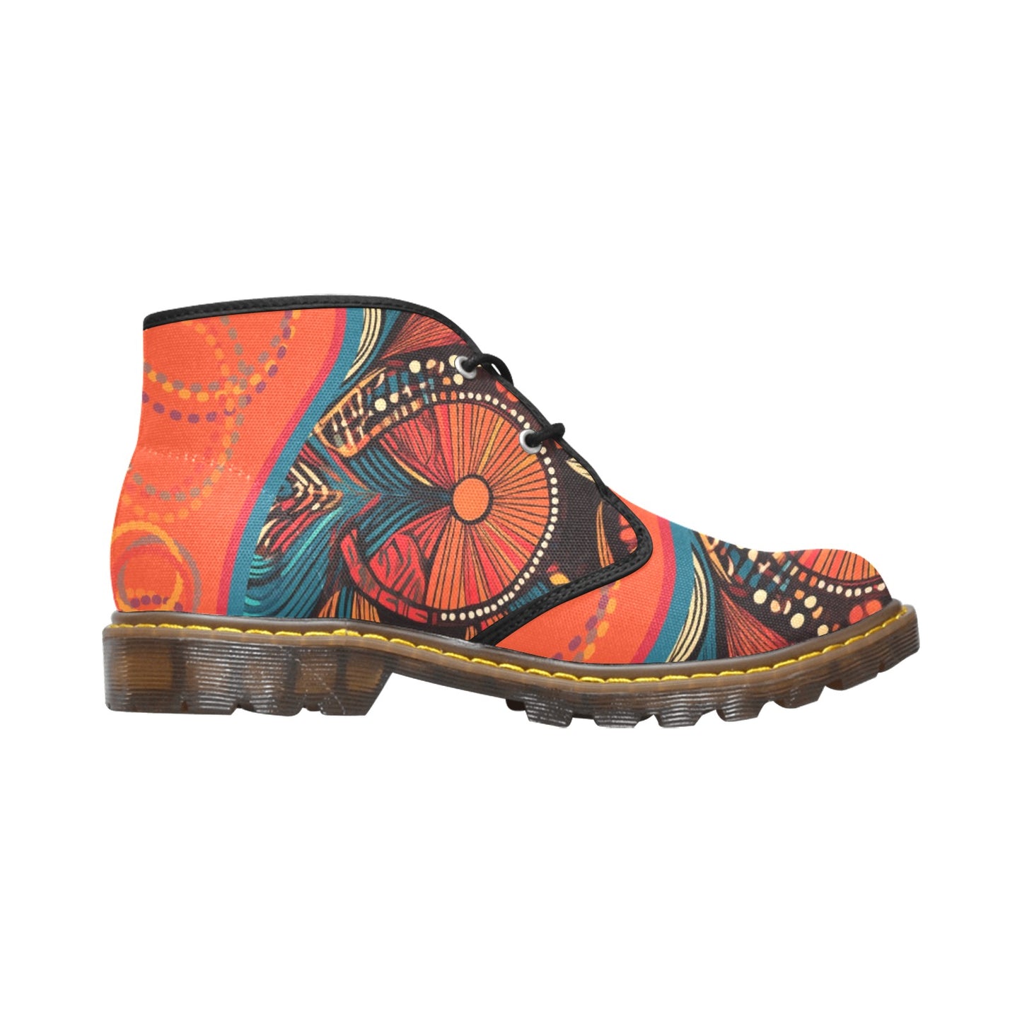 Native Women's Canvas Chukka Boots Shoe (Model 2402-1)