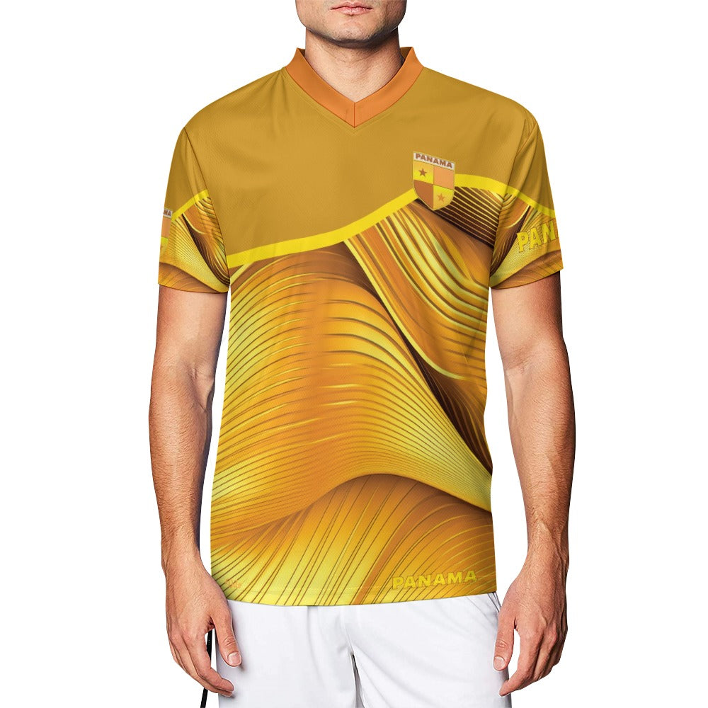 Panama Golden Football clothes V-neck
