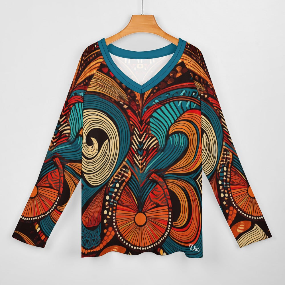 *Native Women's Long sleeve loose tee