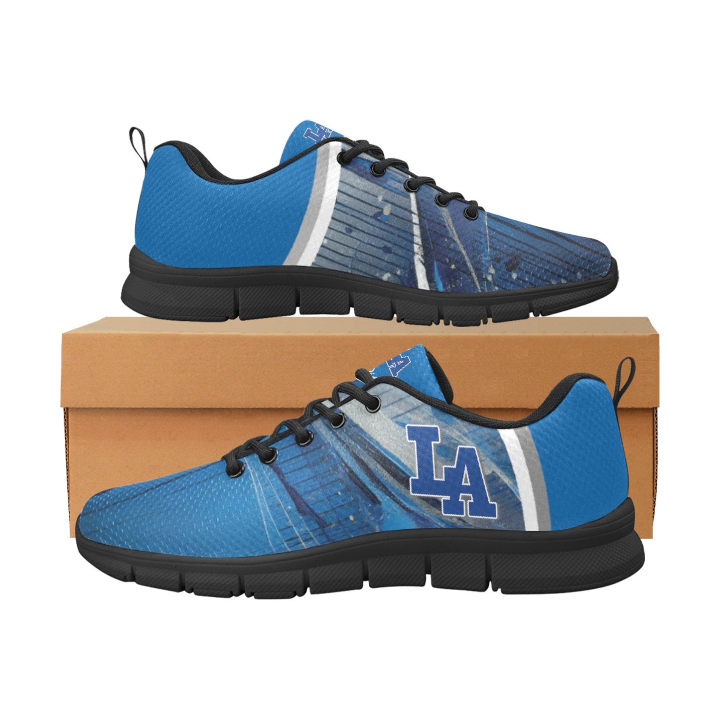 LA Blue Liquid Women's Breathable Sneakers (Model 055)