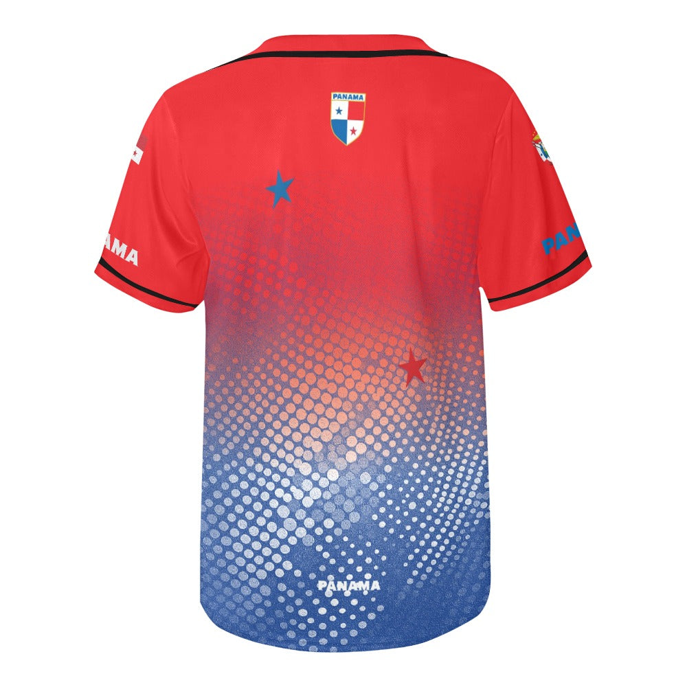 Panama Dots Men's All Over Print Baseball Jersey (T50)