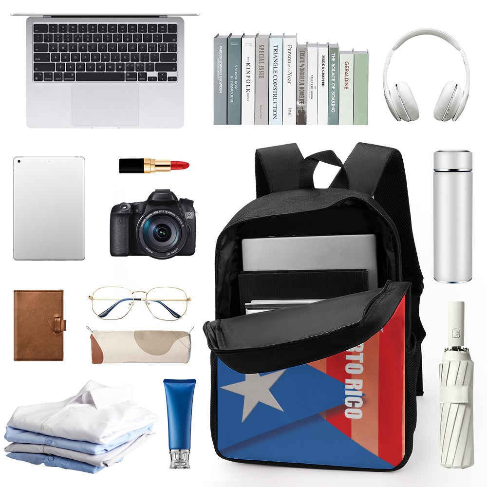 Puerto Rico New 17 inch Shoulder Backpack