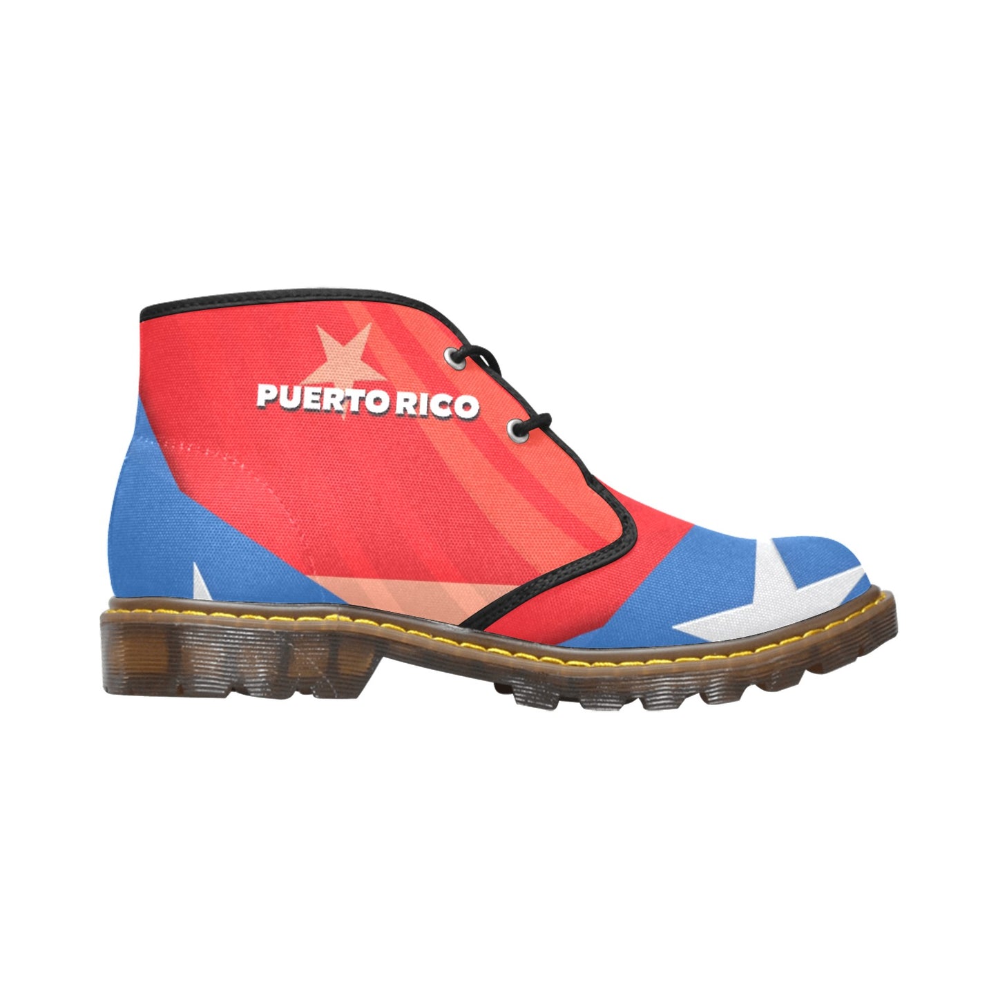 Puerto Rico Men's Canvas Chukka Boots Shoe (Model 2402-1)