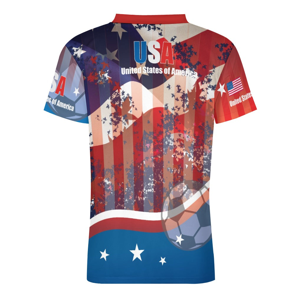 USA Football clothes V-neck