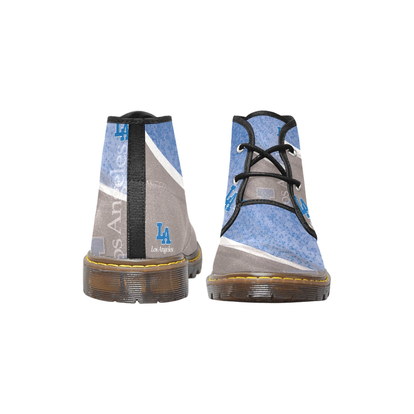 LA Women's Canvas Chukka Boots Shoe (Model 2402-1)