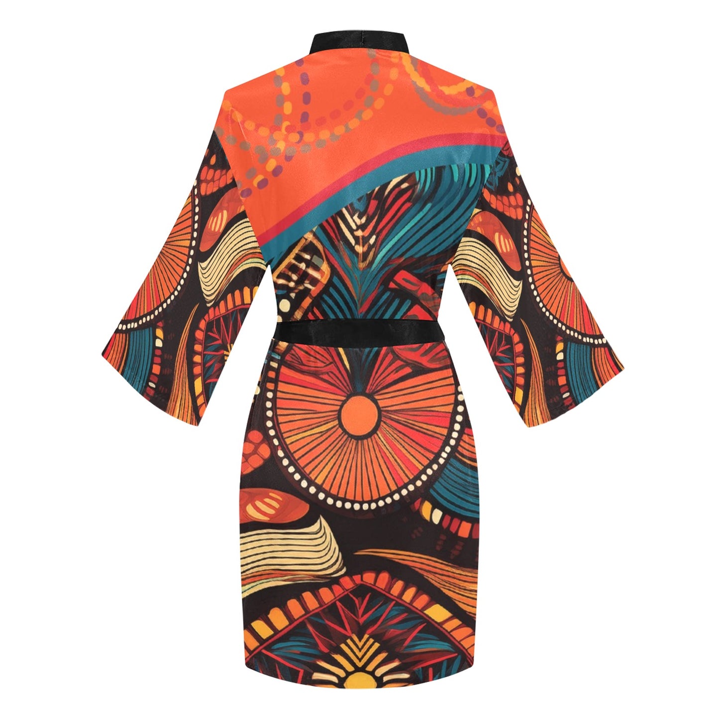 Native Women's Long Sleeve Kimono Robe