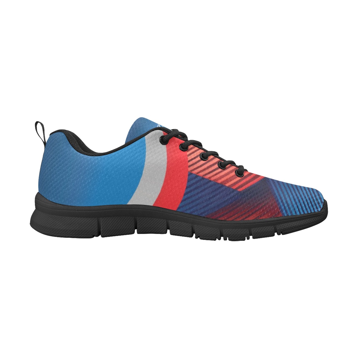 Red Ribbon Men's Breathable Sneakers (Model 055)