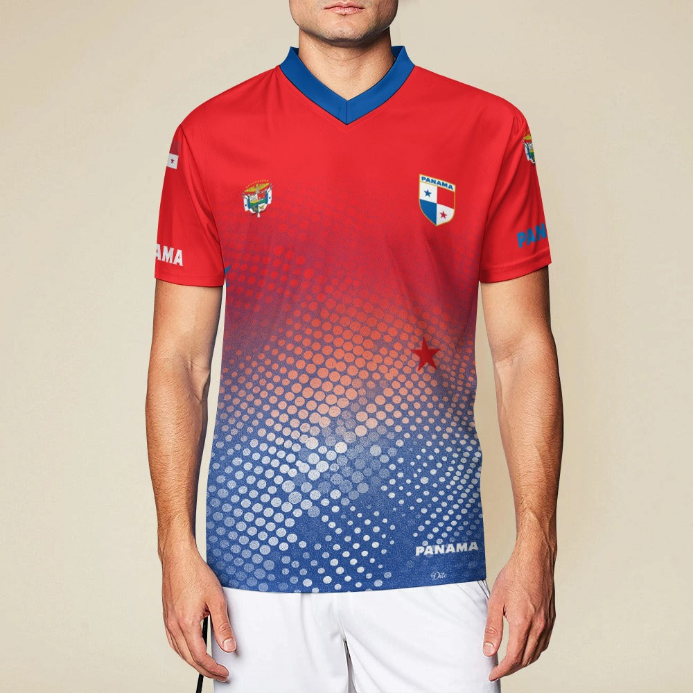Panama Dots Football clothes V-neck