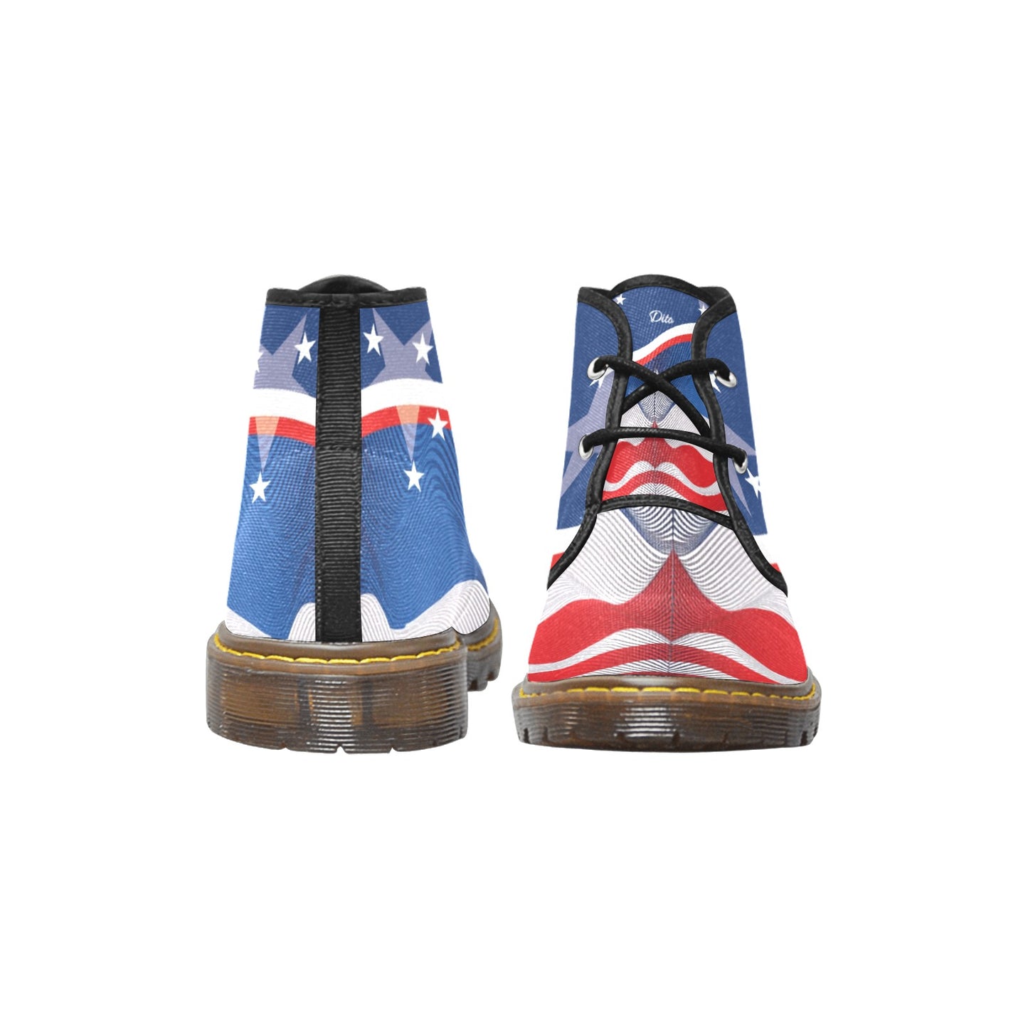 USA Men's Canvas Chukka Boots Shoe (Model 2402-1)