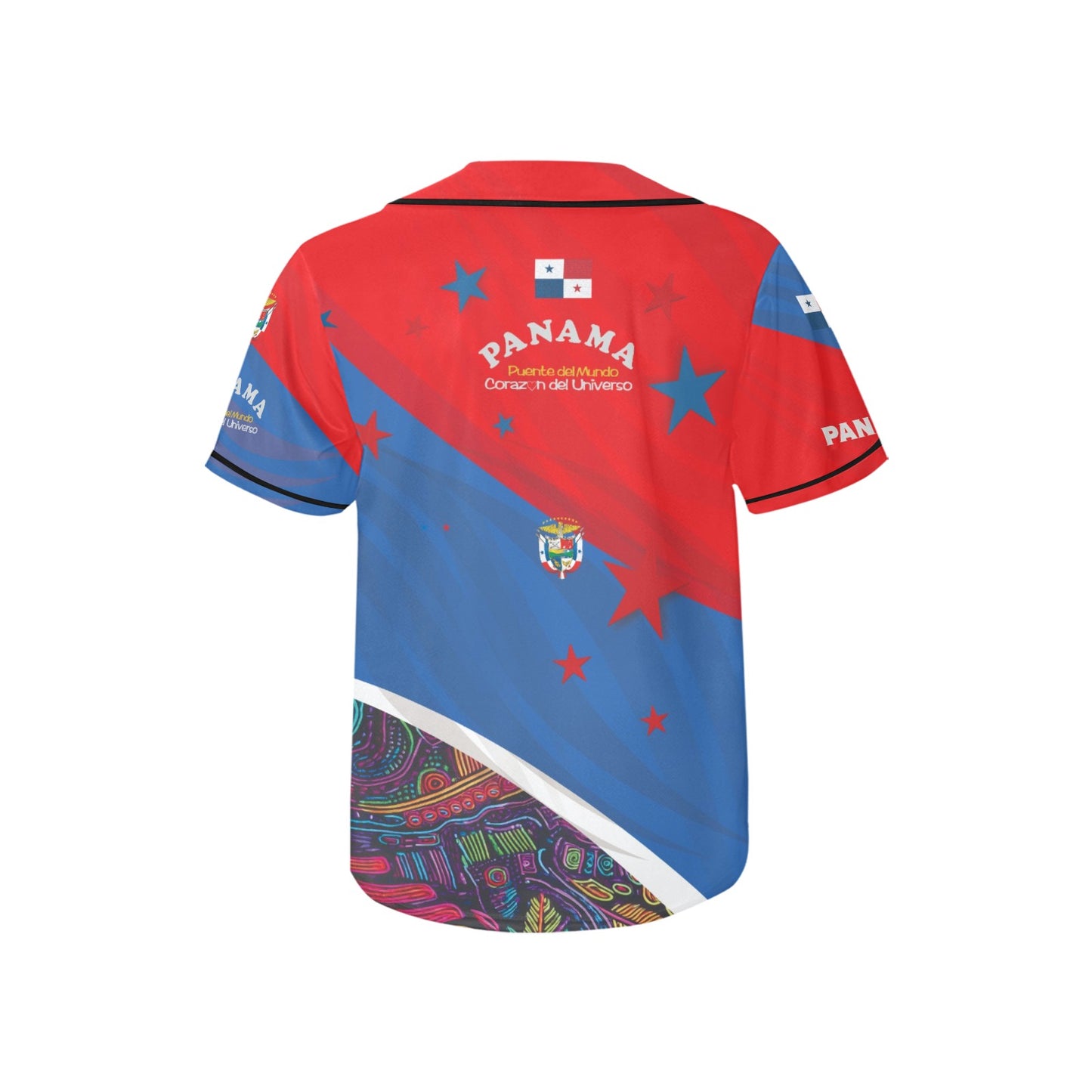 Panama Kid's All Over Print Baseball Jersey Look (ModelT50)