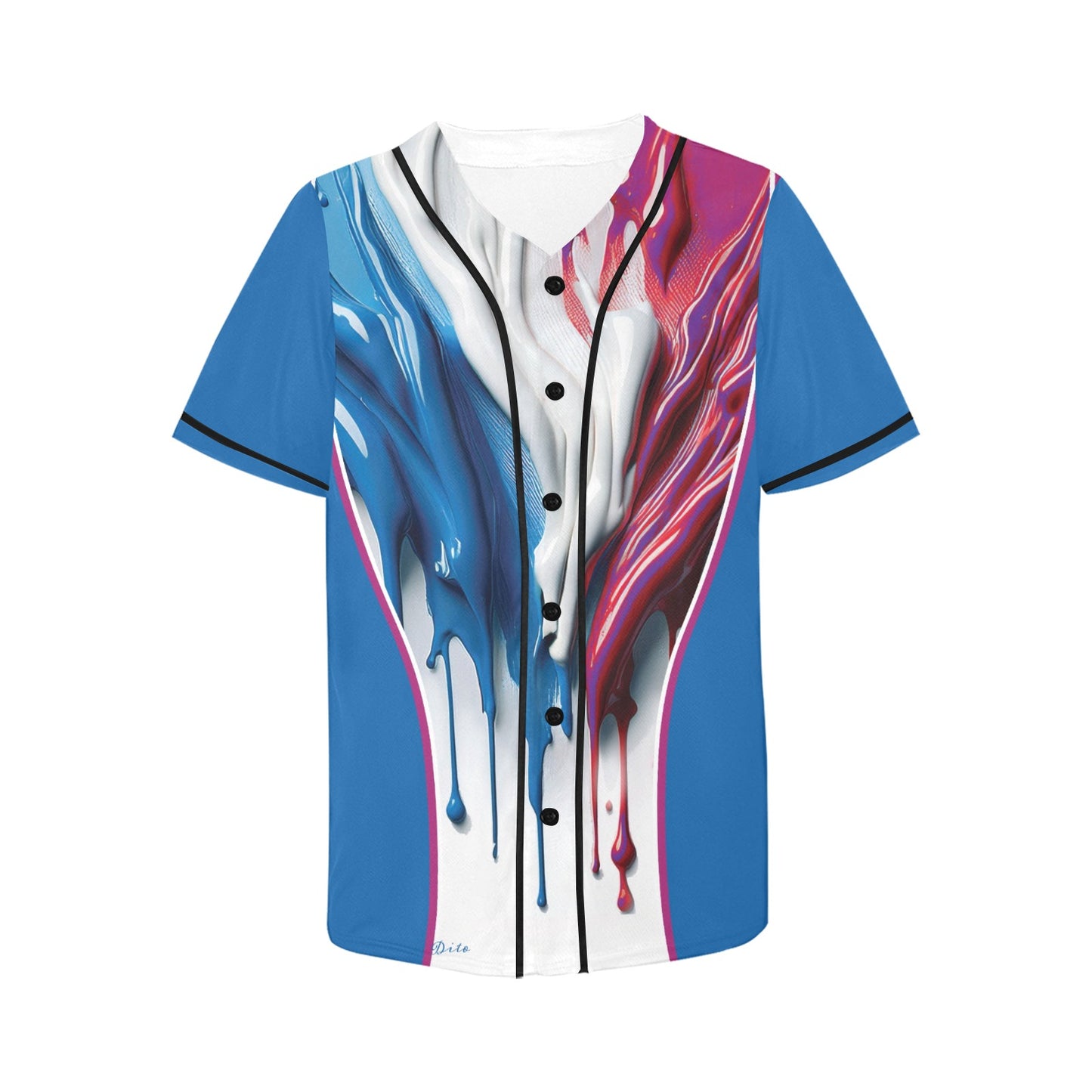 Drip Women's All Over Print Baseball Jersey(ModelT50)