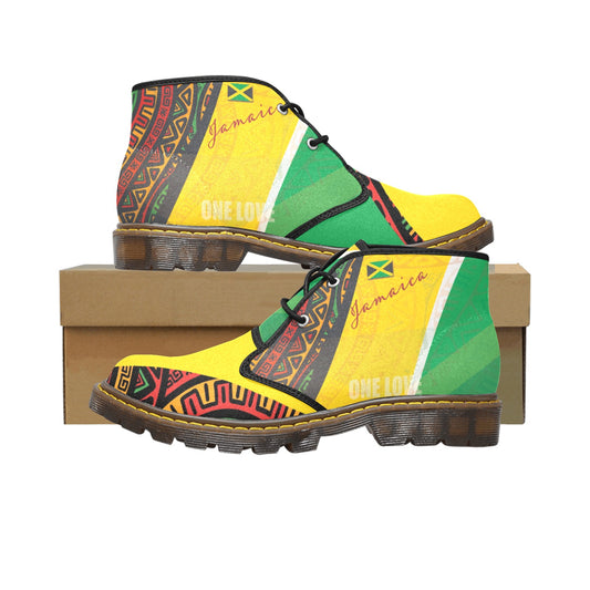 Jamaica Men's Canvas Chukka Boots Shoe (Model 2402-1)