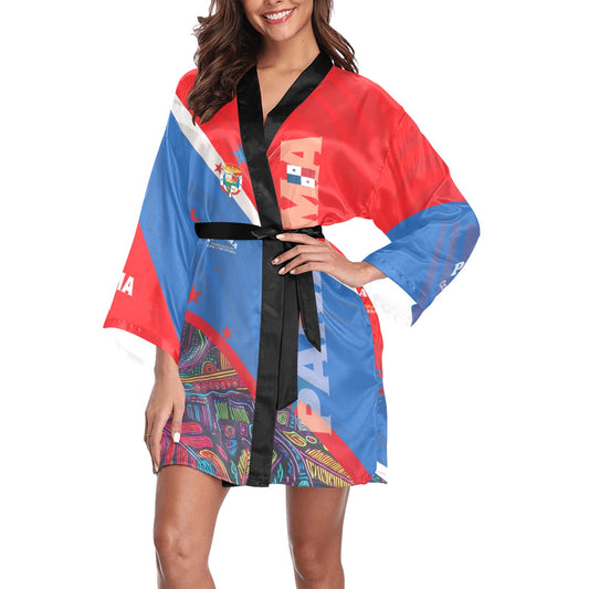 Panama Women's Long Sleeve Kimono Robe