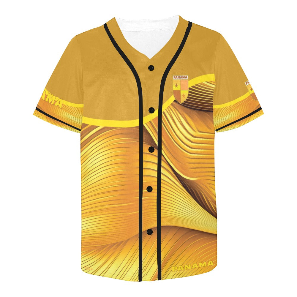 Panama Golden Men's All Over Print Baseball Jersey (T50)