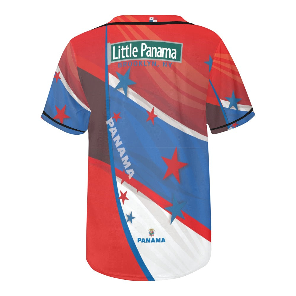 Little Panama Men's All Over Print Baseball Jersey (T50)