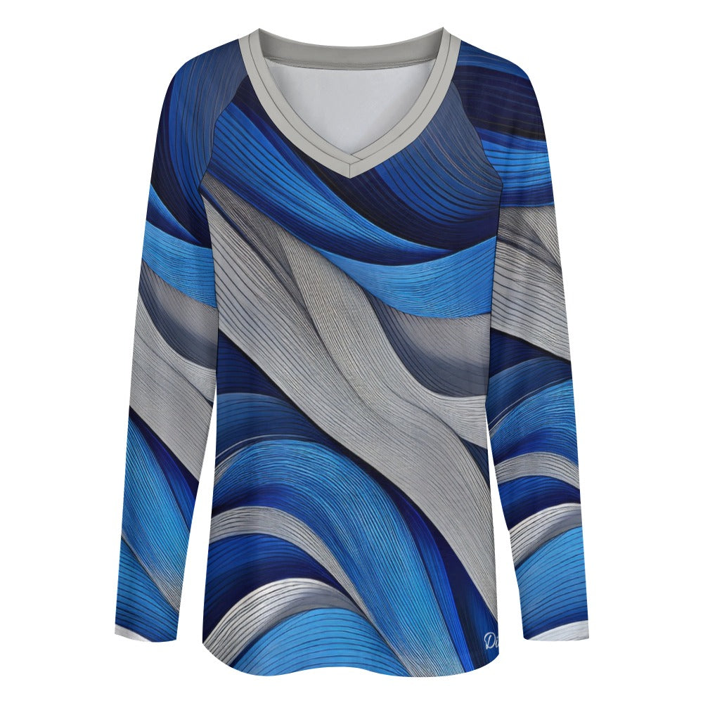 *Blue Ribbon Women's Long sleeve loose tee
