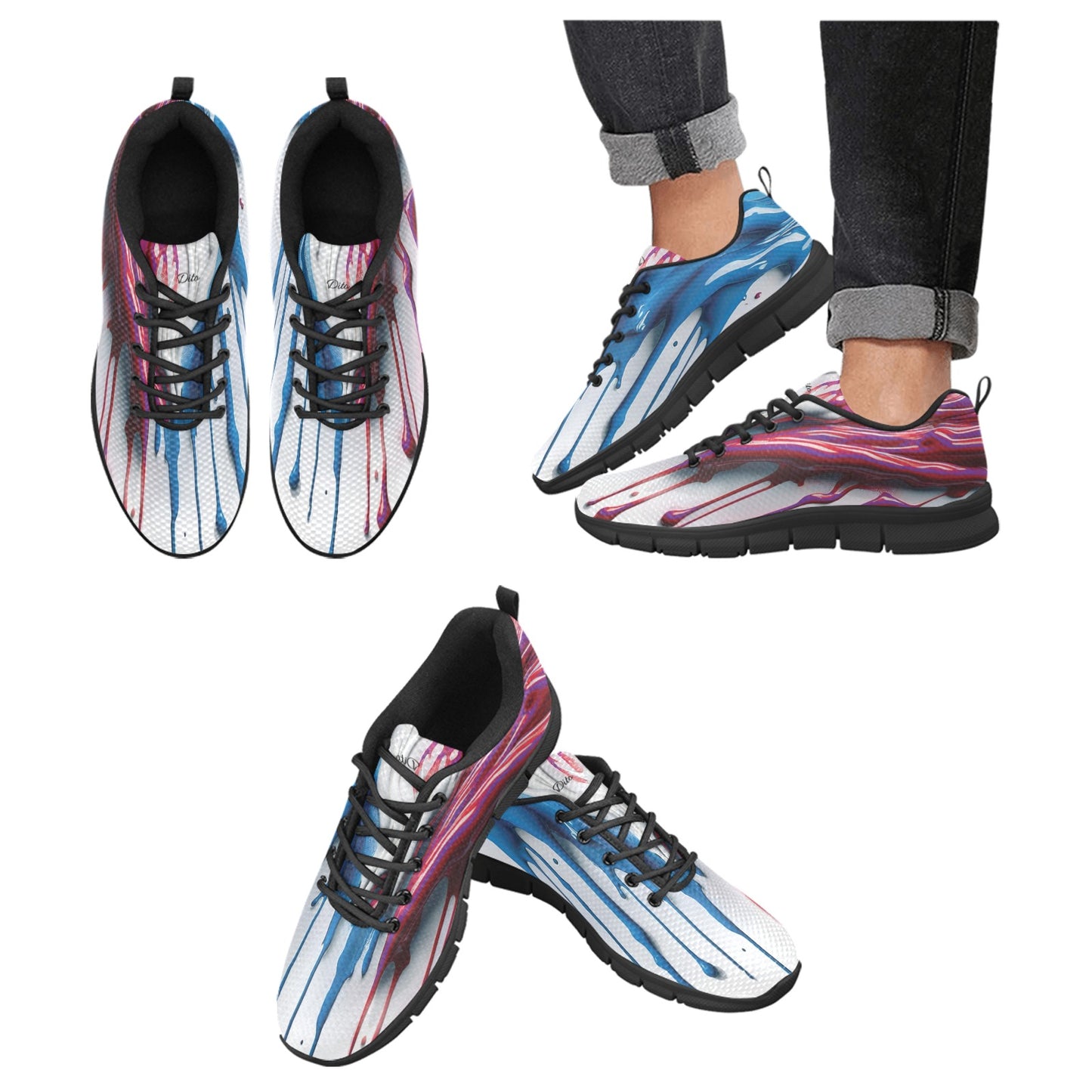 Drip Women's Breathable Sneakers (Model 055)